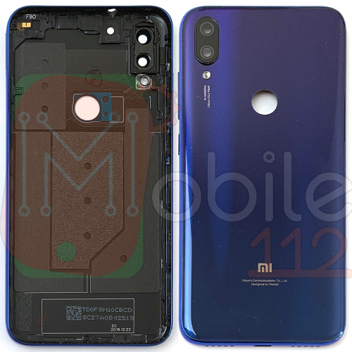 Задняя крышка Xiaomi Mi Play M1901F9E (синяя оригинал Китай)