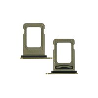 Держатель SIM карты Apple iPhone 12 Pro, 12 Pro Max (золотистый на 2 Sim)