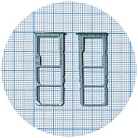 Тримач SIM карти Samsung Galaxy A51 A515F, A71 A715F (блакитний на 2 SIM + MicroSD)