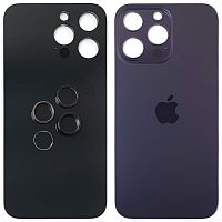 Задня кришка Apple iPhone 14 Pro Max (фіолетова оригінал Китай з кільцями)