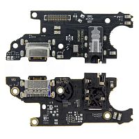 Шлейф Xiaomi Redmi Note 9T, Note 9 5G з роз'ємом зарядки та мікрофоном - нижня плата (AAA)