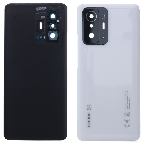 Задняя крышка Xiaomi 11T, 11T Pro (белая оригинал Китай со стеклом камеры) Задняя крышка Xiaomi 11T, 11T Pro (белая оригинал Китай со стеклом камеры)