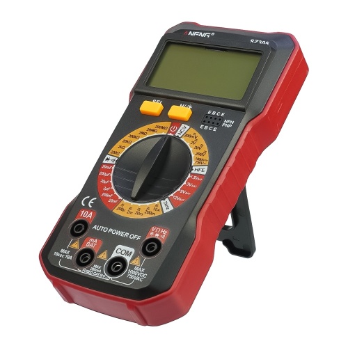 Мультиметр цифровий Aneng SZ305 з підсвічуванням, функцією BAT, детектором прихованої проводки (струм до 10A) фото 2