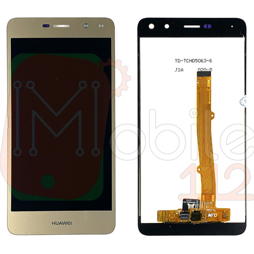 Дисплей Huawei Y5 2017 MYA-L02 L22 U29, Y6 2017 51050NFE з тачскріном (золотистий)