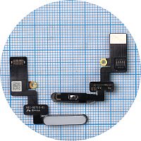 Шлейф Apple iPad Air 5 2022 з кнопкою включення та сканером відбитка пальця (білий оригінал 100%)