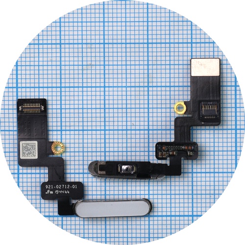 Шлейф Apple iPad Air 5 2022 з кнопкою включення та сканером відбитка пальця (білий оригінал 100%)