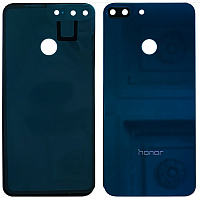 Задня кришка Huawei Honor 9 Lite LLD-L31 (синя зі склом камери)