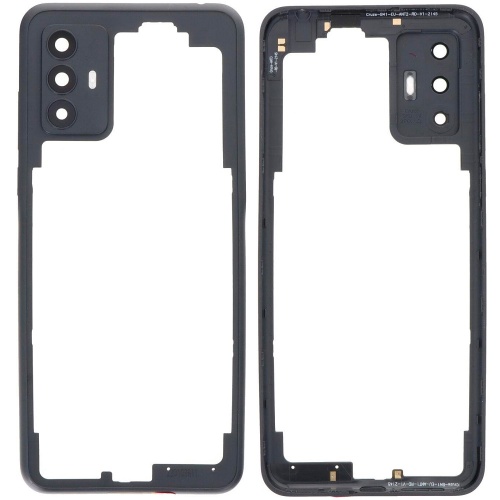 Рамка корпусу TCL 305 306, 30 SE, 30E (чорна зі склом камери) Рамка корпусу TCL 305 306, 30 SE, 30E (чорна зі склом камери)