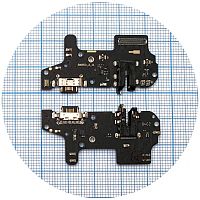 Шлейф Motorola Edge 20 Lite XT2139-1 з роз'ємами зарядки, навушників та мікрофоном - нижня плата (оригінал Китай)