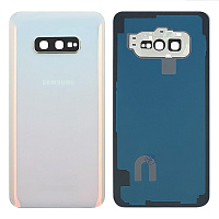 Задня кришка Samsung Galaxy S10e G970F (біла оригінал Китай зі склом камери)