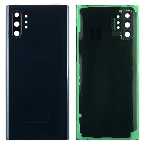 Задня кришка Samsung Galaxy Note 10 Plus N975F (чорна зі склом камери) Задня кришка Samsung Galaxy Note 10 Plus N975F (чорна зі склом камери)