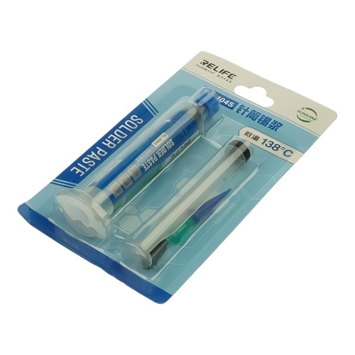 Паста BGA легкоплавкая Relife RL-404S, в шприце 10 мл, 138 гр. С фото 3