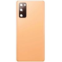 Задня кришка Samsung Galaxy S20 FE G780F (помаранчева зі склом камери)
