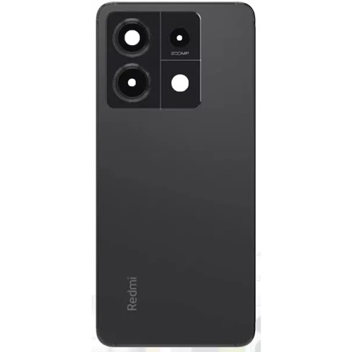 Задня кришка Xiaomi Redmi Note 13 Pro 5G (чорна зі склом камери)