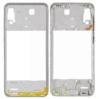 Рамка корпуса Samsung Galaxy A30 2019 A305F (белая)
