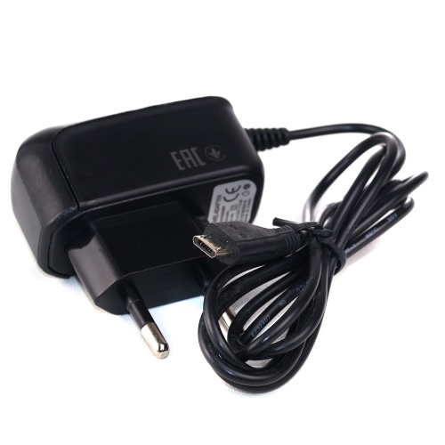 Зарядний пристрій Samsung ATADS30EB із кабелем Micro (чорне)