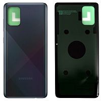 Задня кришка Samsung Galaxy A71 2020 A715F (чорна оригінал Китай)
