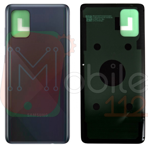 Задня кришка Samsung Galaxy A71 2020 A715F (чорна оригінал Китай)