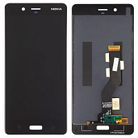 Дисплей Nokia 8 TA-1004 TA-1012 TA-1052 з тачскріном (чорний)