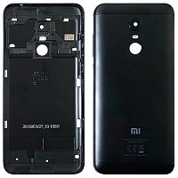 Задняя крышка Xiaomi Redmi 5 Plus MEG7 (черная Original New со стеклом камеры)