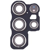 Скло камери Samsung Galaxy S24 Ultra S928 (комплект 5 шт із сріблястою рамкою)