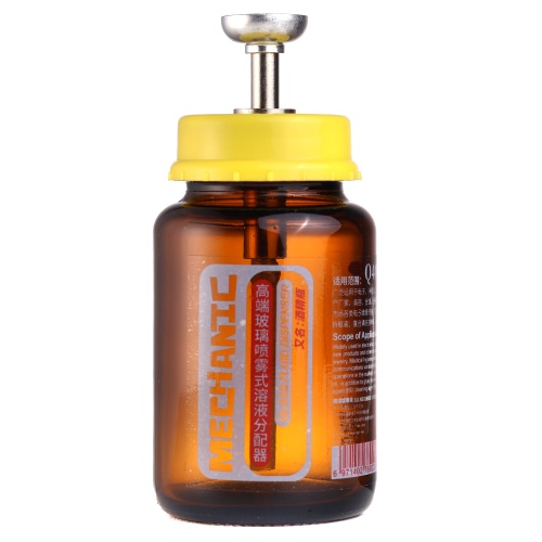 Ємність для спирту Mechanic Q40, 100 мл (скляна з ковпачком) із захистом від іржі фото 2