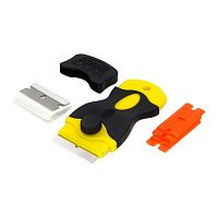 Ніж-скребок з запасними лезами FLS-011, для зняття залишків клею, ОСА та поляризаційної плівки