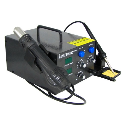 Паяльна станція LUKEY 852D+FAN фен, паяльник фото 2