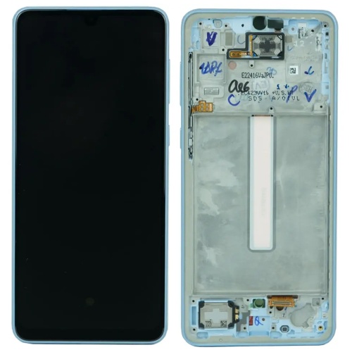 Дисплей Samsung Galaxy A33 5G A336B з тачскріном (IN-CELL з блакитною рамкою)