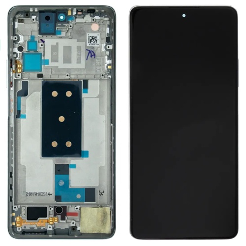 Дисплей Xiaomi 11T, 11T Pro з тачскріном (оригінал 100% Service Pack з рамкою)