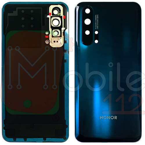 Задня кришка Huawei Honor 20 Pro YAL-L41 YAL-AL10 (синя Original New зі склом камери)