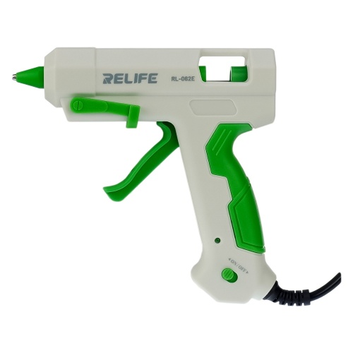 Термоклеевой пистолет Relife RL-062E со стерженями 10 шт (220V, 25W, сопло d=2mm, клей d=7mm) фото 2 Термоклеевой пистолет Relife RL-062E со стерженями 10 шт (220V, 25W, сопло d=2mm, клей d=7mm) фото 2