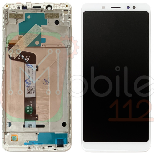 Дисплей Xiaomi Redmi Note 5, Redmi Note 5 Pro m1803e7sg + тачскрин (белый оригинал Китай с рамкой)