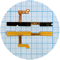 Шлейф Samsung Galaxy A04 A045F з кнопками гучності та ввімкнення