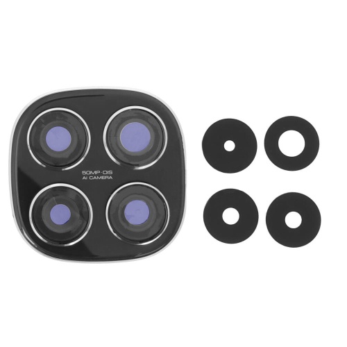 Скло камери Xiaomi Poco X7 (з чорною рамкою)