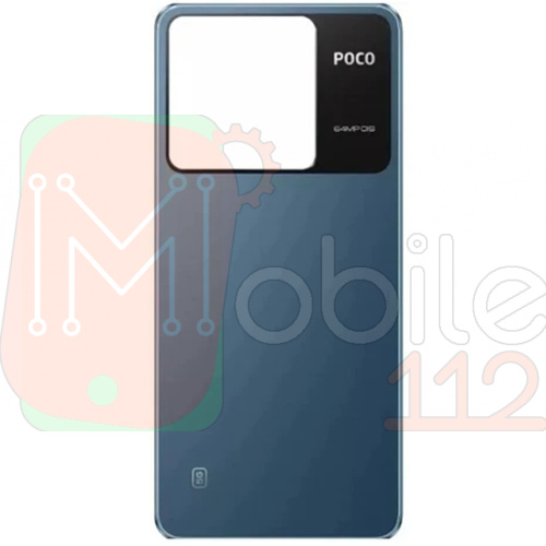 Задня кришка Xiaomi Poco X5 5G (блакитна оригінал Китай)
