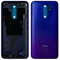 Задня кришка Xiaomi Redmi 9 M2004J19G (фіолетова оригінал Китай)