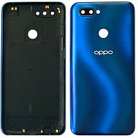 Задняя крышка Oppo A12s совм. с Oppo A12 CPH2083 CPH2077 (синяя)