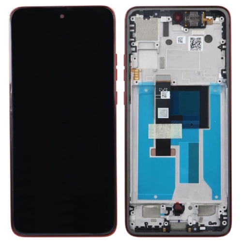 Дисплей Motorola Edge 50 Neo XT2409 з тачскріном (оригінал 100% Service Pack із червоною рамкою)