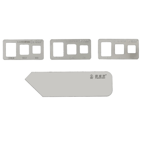 Набір для нанесення термопасти Repairman TPSS (лопатка; трафарети: 0.5, 0.6, 0.7 мм) фото 2