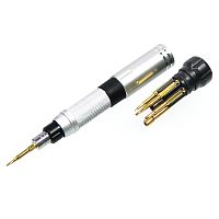 Набір викруток Baku 7276 для iPhone/ iPad/ Mac (ручка з насадками, +1.5, +2.5, Y0.6, *0.8, *1.2, hexagon M2.5)