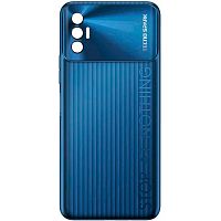 Задня кришка Tecno Spark 8p KG7H KG7 KG7n (синя без скла камери)