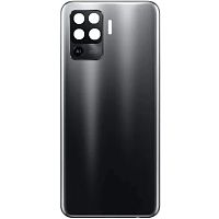 Задняя крышка Oppo Reno5 Lite CPH2205 (черная оригинал Китай со стеклом камеры)