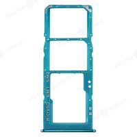 Держатель Sim карты Samsung Galaxy A20s A207F, A30s A307, A50s A507F, A70s A707F (зеленый на 2 SIM + Micro SD)