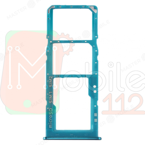 Тримач SIM карти Samsung Galaxy A20s A207F, A30s A307, A50s A507F, A70s A707F (зелений на 2 SIM + Micro SD)