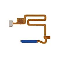 Шлейф Realme 7 5G RMX2111, 8 5G RMX3241 со сканером отпечатка пальца (синий)