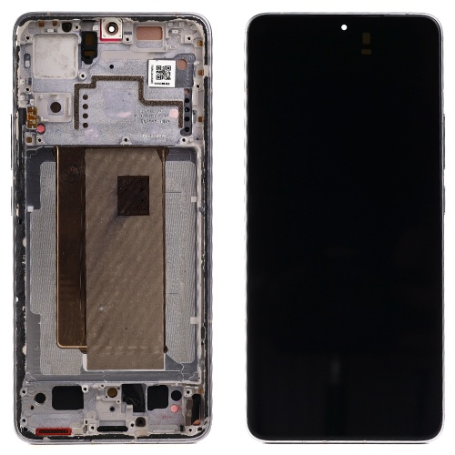 Дисплей Xiaomi Poco F6 Pro + тачскрин (оригинал Китай с серебристой рамкой)