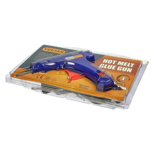 Термоклейовий пістолет Yulian YL-266 (220V, 20W, сопло d=2mm, клей d=7mm) фото 4