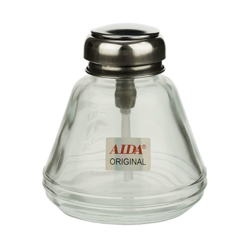 Ёмкость для спирта с дозатором Aida AD-18B, стеклянная, (180 ml) фото 2