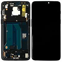 Дисплей OnePlus 6 A6003 + тачскрин (IN-CELL с черной матовой рамкой)